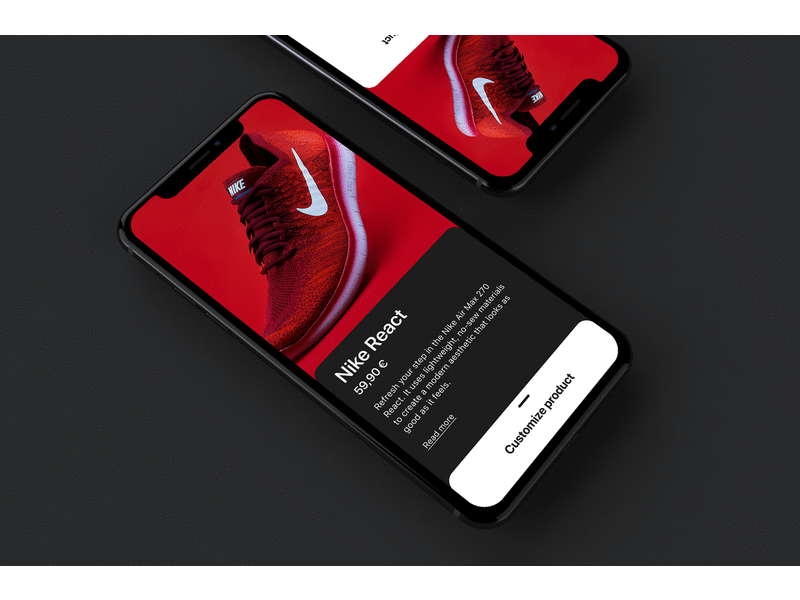 Cutomized product branding concept dailyui design fashion app ui