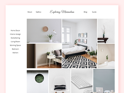 Exploring Minimalism design grid landingpage minimal ui webdesign webite