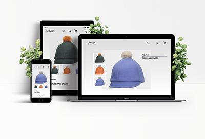 Costo Shop concept design fashion responsive design responsive web design shop sustainable website