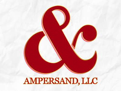 Ampersand, LLC ampersand copywriter design illustration logo proofing vector