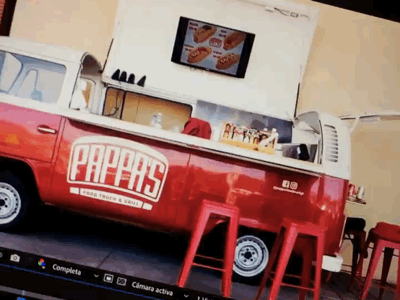 Spot for Pappa’s Food Truck & Grill editing hotdogs motion graphics narvall studios spot