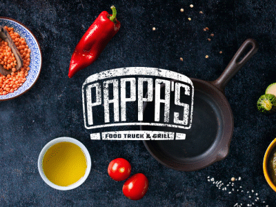 Papp'as Food Truck & Grill animation branding design introduction motion graphic