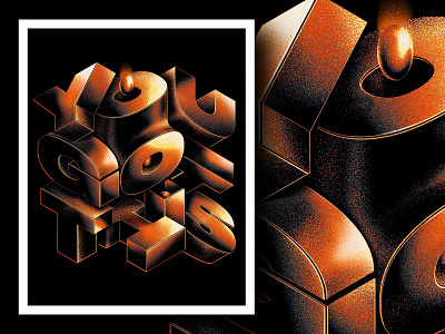YOU GOT THIS ⚫ art artdirection branding design illustration lettering logo type typography
