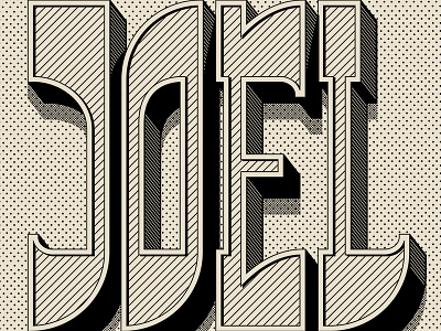 JOEL type experiment art artdirection branding creative design lettering type typography