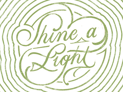 Shine a Light art artdirection branding creative design lettering type typography