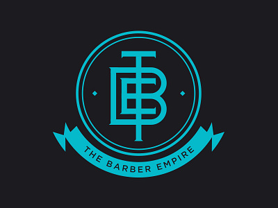 The Barber Empire art barber barber logo monogram typography typography art typography design