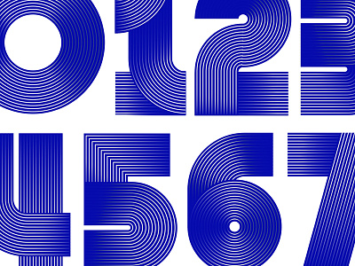 Numbers artdirection branding creative design lettering numbers type typography