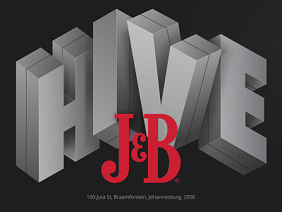 J&B Hive artdirection design illustration lettering type typography