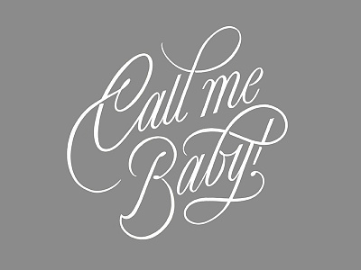 Call me Baby! artdirection baby branding creative design lettering love procreate procreate art t shirt type typography vector