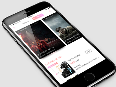 Movie App app design experience interface movie ui user ux