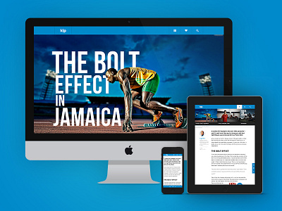 The Bolt Effect (Responsive) article bolt design effect imac image ipad iphone large responsive running web
