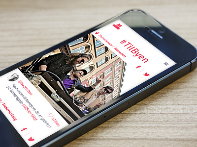 #TilByen app campaign e types ios iphone metro web