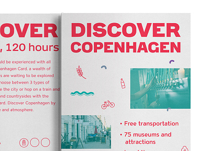 Copenhagen Card Flyer card copenhagen design flyer graphic