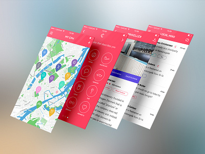 Copenhagen Card App .sketch app card copenhagen discover icons ios iphone layout ui ux
