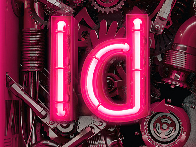 Indesign Neo Cube 3d adobe design indesign neon