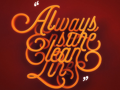 Always ensure 3d 3dtype adobe art creative illustration illustrator lettering orange script typography