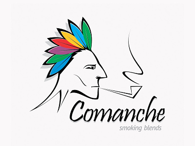 Logo design for "Comanche" brand design brand identity branding branding design craftwork drawingart illustration logo design logodesign mascot