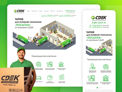 DELIVERY COMPANY WEBSITE & BRANDING