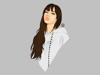 Blackpink Lisa character digital portrait digitalart digitalpainting illustration sketch