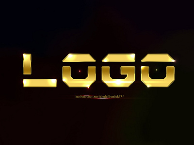 Golden Logo Template