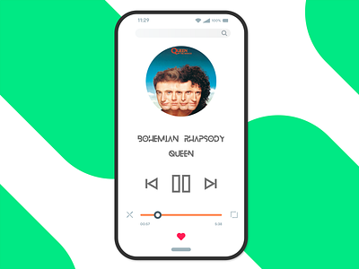 Music Player UI 2019 minimal music music app new trend ui
