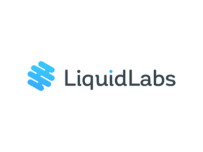 LiquidLabs blue bubble clean liquid logo