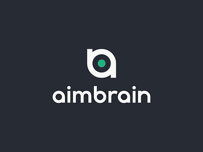 Aimbrain - Logo authentication bank banking behavioral biometrics facial fraud logo monogram security voice
