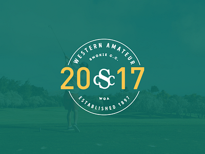 Western Amateur 2017 2017 badge emblem golf logo professional seal sports tournament