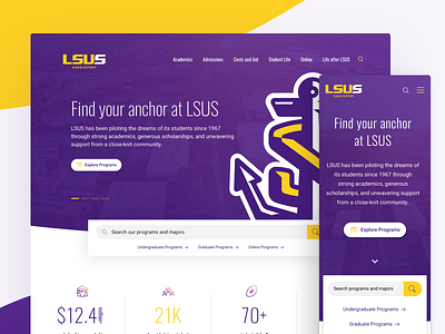 LSUS Shreveport University Website