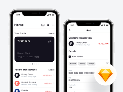 ⬇️ Freebie | Finance Mobile Application Exploration