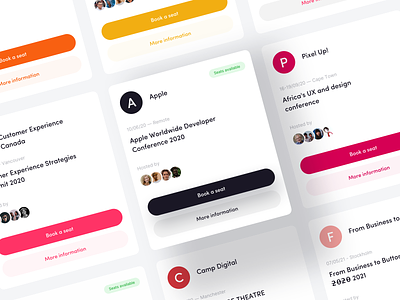 🎫 Event Cards - Web App