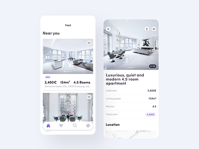 🏠 Home - Fieldly animation app app icon profile booking buying card ui color clean page ui dashboard finance fintory house ios manage apartments property management real estate rent tab bar ui user interface flat minimal ux ux design