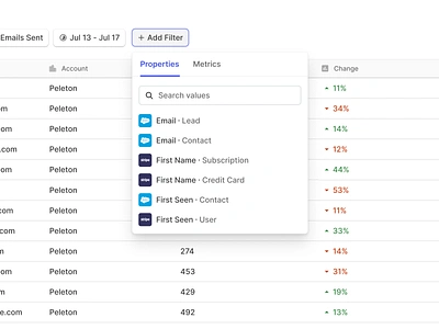 Advanced Filtering app clean filters complexity dashboard data dropdown filter filter ui filtering fintory input minimal product design search sort table ui ux visual design