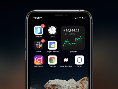 🛸 iOS Crypto Widget