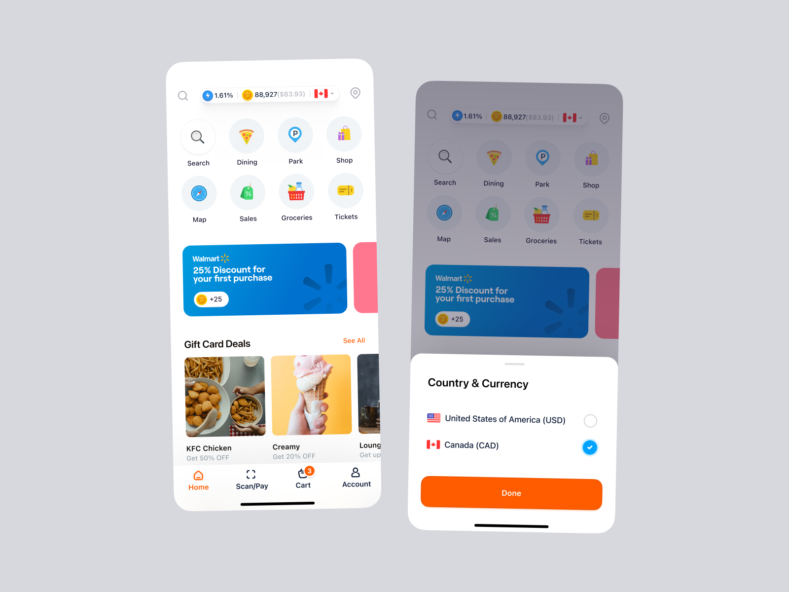 Perk Hero - Mobile App Layout by Kevin Dukkon for Fintory on Dribbble