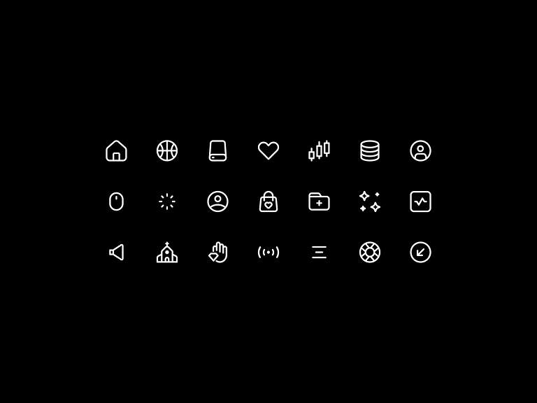 🏴 Icon Set by Kevin Dukkon for Fintory on Dribbble