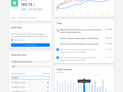 UI Elements - Financial Technology