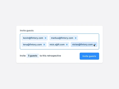 Email List Input Exploration animation bubble dashboard email email address input input field invite list selectize software tags transition ui user user interface ux