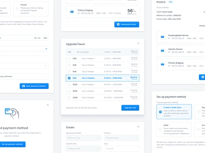 Modal Windows - UI Components banking button clean dashboard desktop dialog forms input interaction invoice license modal payment payment method payment plan popup pricing upgrade user experience user interface