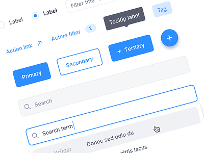 💎 UI Elements action link app button clean dashboard design system dropdown finance flat input minimal mobile product design search search field ui ui components ui elements user interface ux