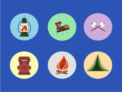 Camping Icons