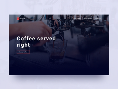 Coffee shop website (WIP)