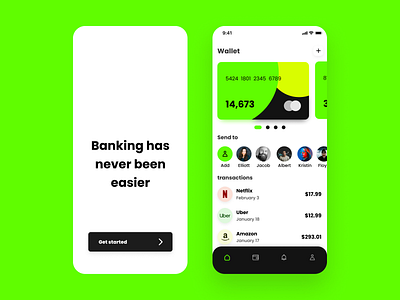 Finance Mobile App Design