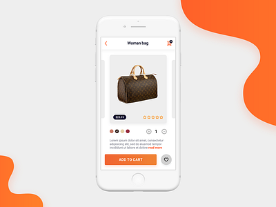 Shopping App - Product Details Screen app app screen design ecommerce product page shopping app ui ux