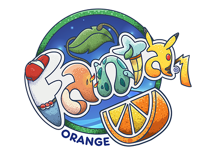 GO with Fanta! art branding creative detail fanta illustration illustrator logo pokemon vector