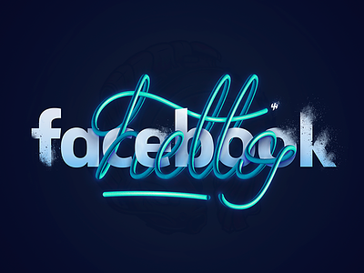 FACEBOOK branding color concept design graphic illustration illustrator logo typography vector