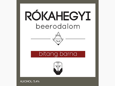 rokahegyi beerodalom label_01 beer branding design graphic label minimal