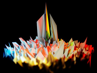 Algorithmic Origami 3d origami paper