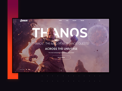 Thanos : avengers Infinity War