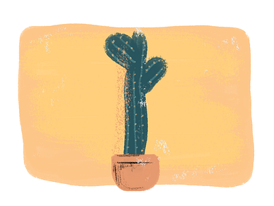 Cactussss brushes gouache photoshop plants texture